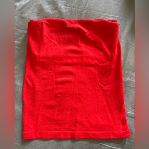 Free People Orange/Red Tube top - Picture 1 of 3
